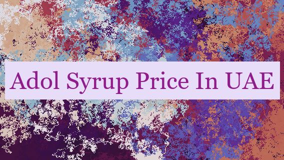 Adol Syrup Price In UAE