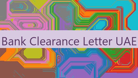 Bank Clearance Letter UAE