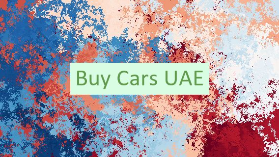 Buy Cars UAE 🇦🇪 🚘