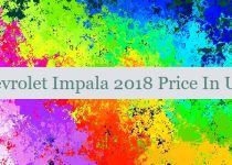 Chevrolet Impala 2018 Price In UAE 🚙 🇦🇪
