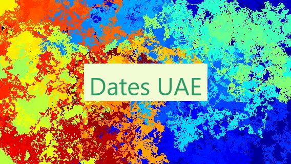 Dates UAE 🇦🇪