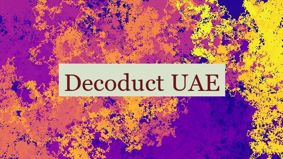 Decoduct UAE 🇦🇪