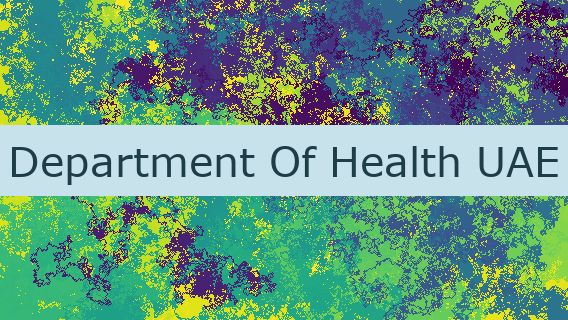 Department Of Health UAE 🇦🇪