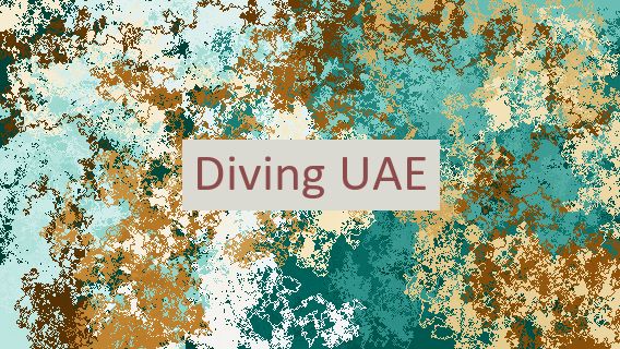 Diving UAE 🇦🇪