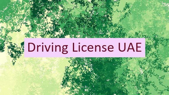Driving License UAE 🇦🇪