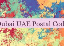 Dubai UAE Postal Code 🇦🇪