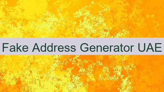 Fake Address Generator UAE