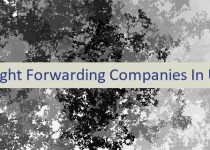 Freight Forwarding Companies In UAE 🇦🇪