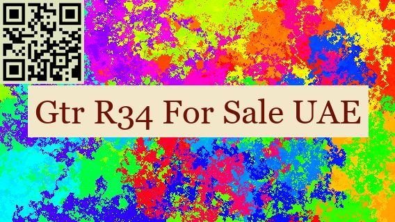 Gtr R34 For Sale UAE