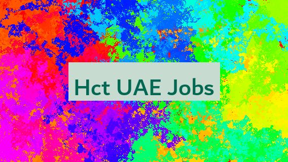 Hct UAE Jobs 🇦🇪👔
