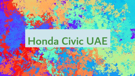 Honda Civic UAE 🇦🇪