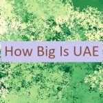 How Big Is UAE 🇦🇪