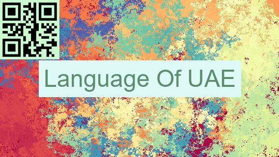 Language Of UAE