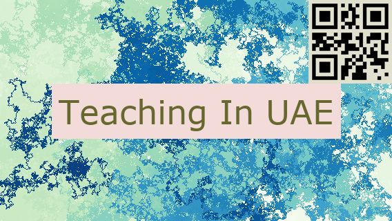 Teaching In UAE