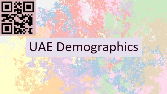 UAE Demographics