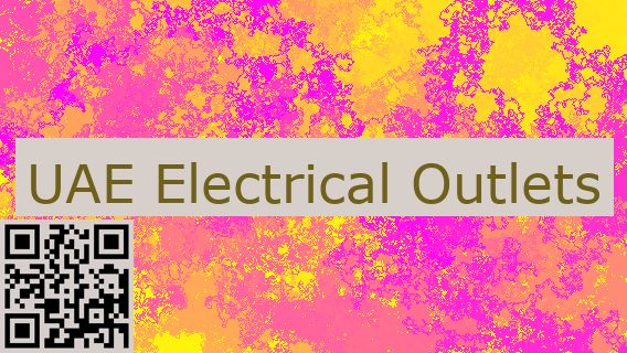 UAE Electrical Outlets