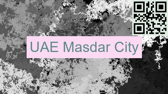 UAE Masdar City