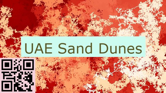 UAE Sand Dunes