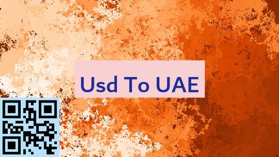 Usd To UAE