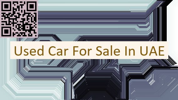 Used Car For Sale In UAE