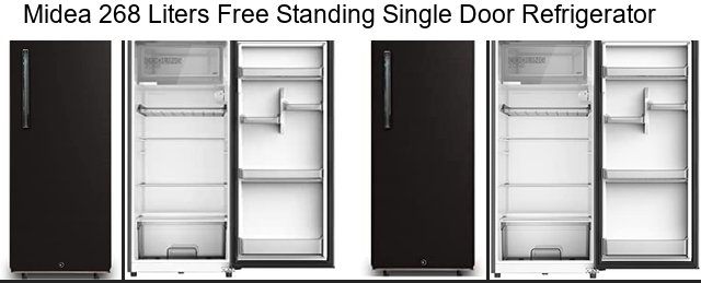 Midea 268 Liters Free Standing Single Door Refrigerator