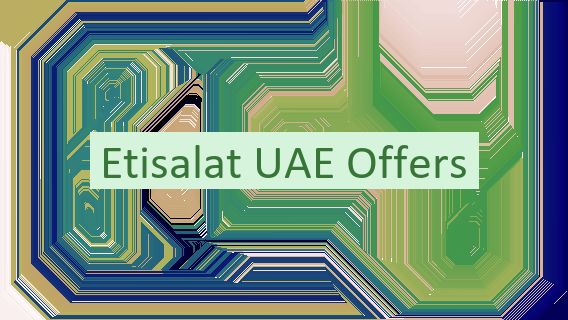 Etisalat UAE Offers 🇦🇪