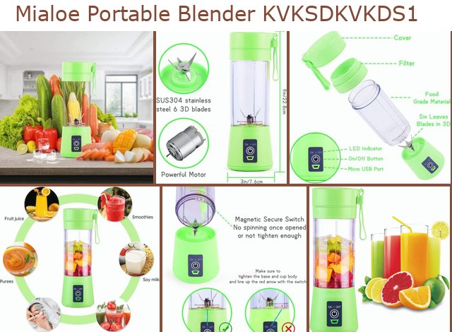 Mialoe Portable Blender KVKSDKVKDS1